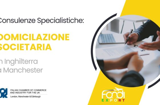 Domiciliazione societaria in Inghilterra a Manchester