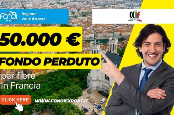 Un finanziamento a fondo perduto di 50.000 € viene offerto alle imprese valdostane che aprono un’attività in Francia