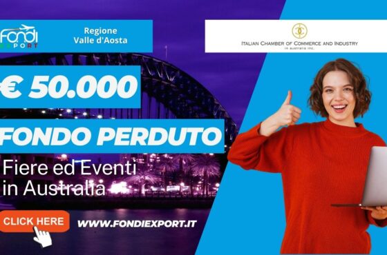 Con un finanziamento a fondo perduto di 50.000 € le aziende valdostane possono sviluppare un’attività di business in Australia