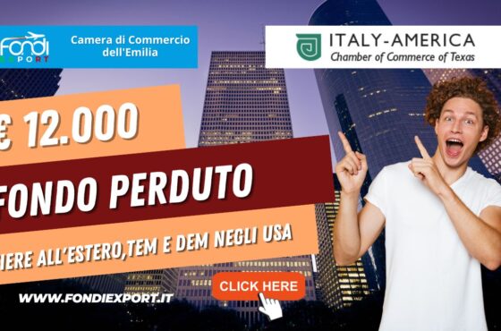 Le imprese fiorentine possono ottenere fino a 1.500 € di finanziamento a fondo perduto per Eventi e Fiere, DEM a Houston