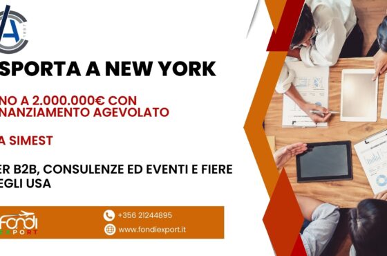Sviluppa il tuo business negli Stati Uniti, le aziende italiane hanno a disposizione 2.000.000 € di finanziamento agevolato