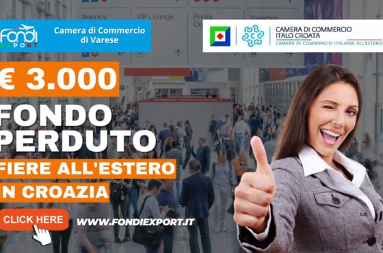Le imprese marchigiane hanno l’opportunità di ottenere un finanziamento a fondo perduto di 5.000 € per E-Commerce, Eventi e Fiere, B2B in Croazia