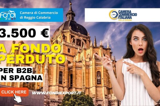 Camera di Commercio di Reggio Calabria: Sostegno alle aziende per l’export a Madrid con il finanziamento a fondo perduto di 3.500€