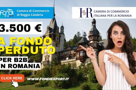 Camera di Commercio di Reggio Calabria: Sostegno alle aziende per l’export in Romania con il finanziamento a fondo perduto di 3.500€