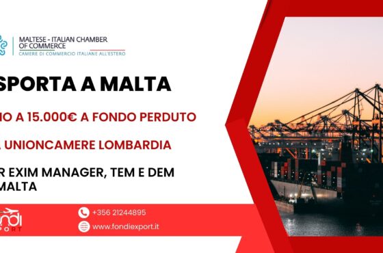 TEM e DEM a Malta con il finanziamento a fondo perduto di 15.000 € da Unioncamere Lombardia