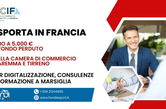 Opportunità innovativa di finanziamento: finanziamento a fondo perduto fino a 5.000 € per le imprese toscane e le loro iniziative finanziabili nel campo di Digitalizzazione, Consulenze e Formazione in Francia