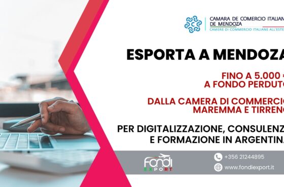 Fino a 5.000 € di finanziamento a fondo perduto alle MPMI, consorzi e cooperative toscane per fare business in Argentina