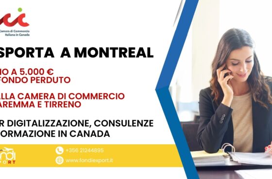 Le imprese toscane possono ottenere fino a 5.000 € di finanziamento a fondo perduto per Digitalizzazione, Consulenze e Formazione a Montréal