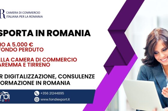 Digitalizzazione, Consulenze e Formazione in Romania con il finanziamento a fondo perduto di 5.000 € della Camera di Commercio Maremma e Tirreno