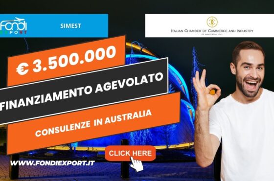 SIMEST: Export a Sydney: 3.500.000€ di finanziamento agevolato a tua disposizione