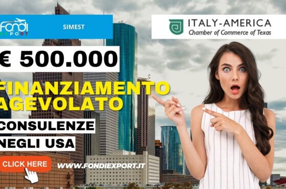 SIMEST: Consulenza e formazione in Texas: 500.000€ di finanziamento agevolato a tua disposizione