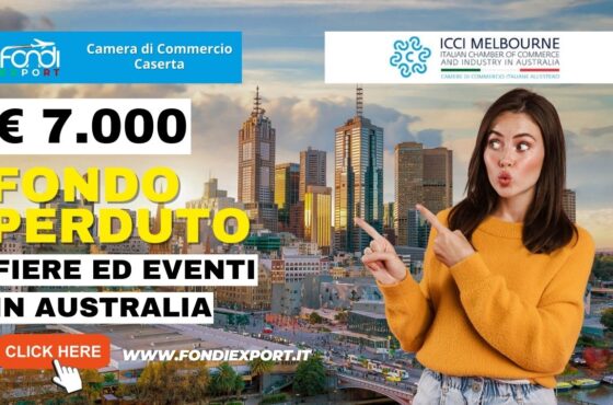 Australia, Melbourne: 7.000€ di finanziamento a fondo perduto dalla Camera di Commercio di Caserta per l’export per fiere