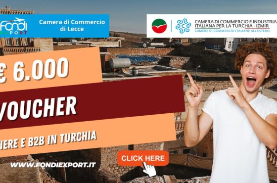 Turchia, Izmir: 6.000€ di finanziamento sotto forma di voucher per l’export dalla Camera di Commercio di Lecce per consulenze, fiere e B2B