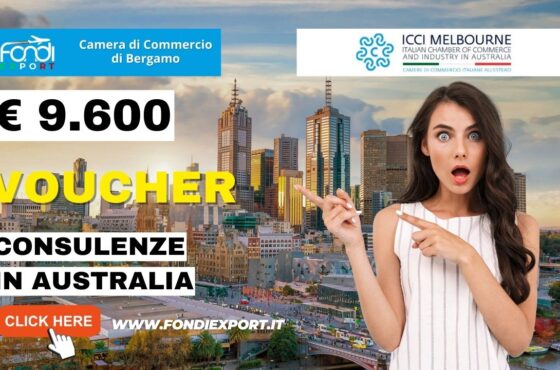 Australia, Melbourne: 9.600€ di finanziamento sotto forma di voucher dalla Camera di Commercio di Bergamo per l’export per consulenze