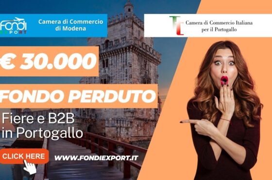 La Camera di Commercio di Modena supporta l’export in Portogallo con 30.000€ a fondo perduto per fiere e B2B