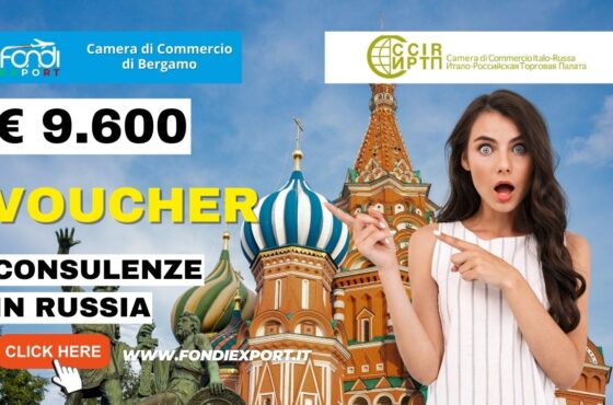 Camera di Commercio di Bergamo finanzia l’export in Russia con 9.600€ sotto forma di voucher per consulenze