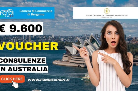 La Camera di Commercio di Bergamo promuove l’export in Australia a Sydney con 9.600€ sotto forma di voucher per servizi di consulenza