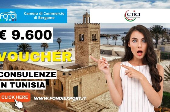 La Camera di Commercio di Bergamo sponsorizza l’export in Tunisia con 9.600€ sotto forma di voucher per servizi di consulenza