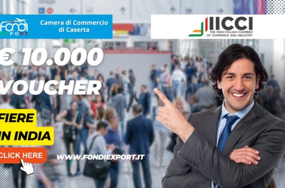 La Camera di Commercio di Caserta investe 10.000€ sottoforma di voucher per l’export in India per fiere