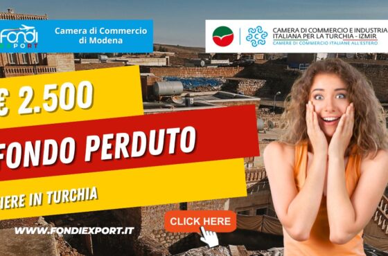 Turchia, Izmir: 2.500€ di finanziamento a fondo perduto per l’export dalla Camera di Commercio di Modena per fiere