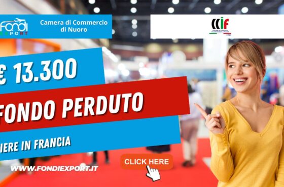 La Camera di Commercio di Nuoro eroga 13.300€ a fondo perduto per fiere in Francia, a Lione
