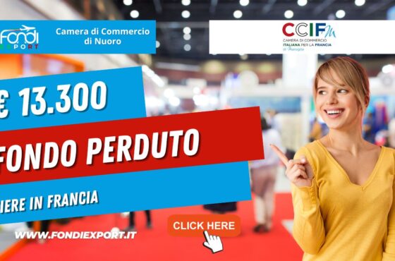 Francia, Marsiglia: 13.300€ di finanziamento a fondo perduto dalla Camera di Commercio di Nuoro per fiere