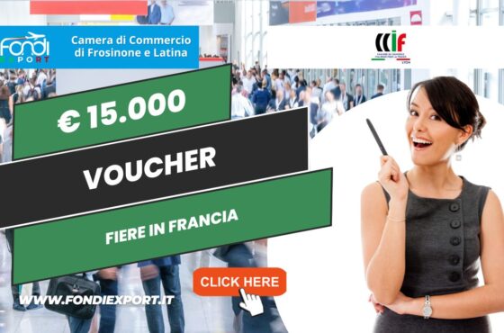 La Camera di Commercio Frosinone Latina eroga 15.000€ sottoforma di voucher per fiere in Francia, a Lione