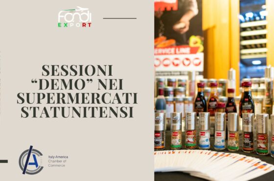 Sessioni “DEMO” nei supermercati statunitensi