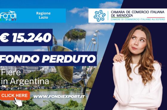 Partecipa a fiere all’estero in Argentina a Mendoza con 15.240 euro a fondo perduto: spingi l’export della tua azienda