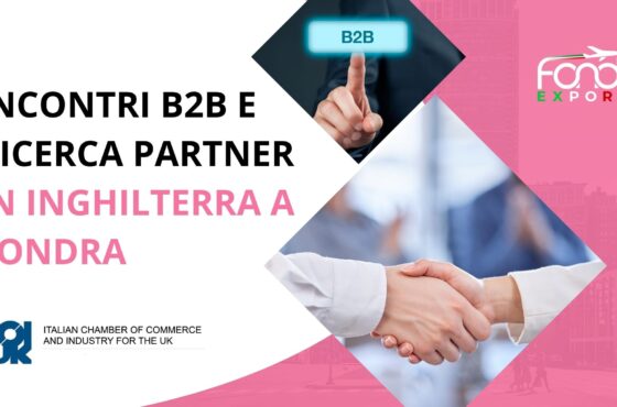 Incontri B2B e ricerca partner in Inghilterra a Londra