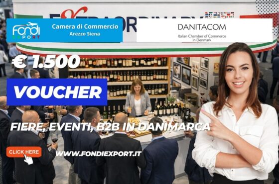 Non perdere il finanziamento a fondo perduto di €1.500: nuovo bando della Camera di Commercio di Arezzo Siena per Fiere, Eventi, B2B in Danimarca