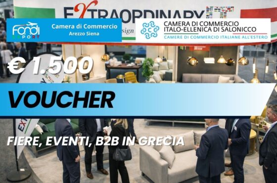 Espansione in Grecia senza rischi: sblocca il finanziamento a fondo perduto di €1.500 garantito dalla Camera di Commercio di Arezzo Siena