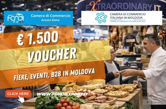 Successo garantito in Moldova: usa il finanziamento a fondo perduto di €1.500 della Camera di Commercio di Arezzo Siena per la tua impresa nel 2026