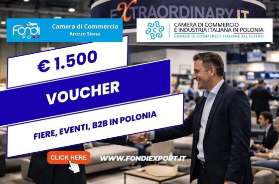 Espansione in Polonia senza rischi: sblocca il finanziamento a fondo perduto di €1.500 garantito dalla Camera di Commercio di Arezzo Siena