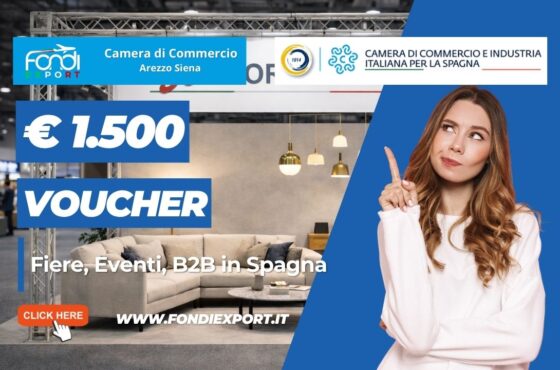 Export in Spagna a Madrid: ottieni €1.500 per Fiere, Eventi, B2B