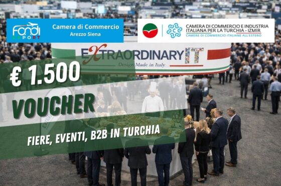 Successo garantito in Turchia a Izmir: usa il finanziamento a fondo perduto di €1.500 della Camera di Commercio di Arezzo Siena per la tua impresa nel 2026