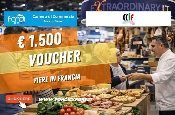 Finanziamento a fondo perduto di €1.500 per internazionalizzazione in Francia a Lione: il bando Camera di Commercio di Arezzo Siena che cercavi nel 2026