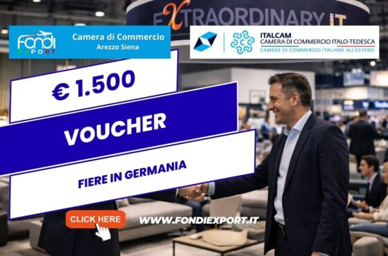 Espansione in Germania senza rischi: sblocca il finanziamento a fondo perduto di €1.500 garantito dalla Camera di Commercio di Arezzo Siena