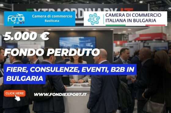 Camera di Commercio della Basilicata: 5.000 euro per portare le imprese della regione Basilicata nel mercato bulgaro
