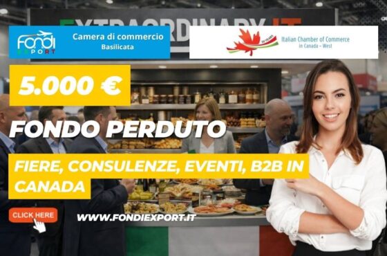 voucher di 5.000 euro per Fiere, Consulenze, Eventi, B2B in Canada a Vancouver: scopri il bando della Camera di Commercio della Basilicata per l’export