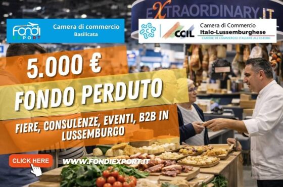 Come finanziare Fiere, Consulenze, Eventi, B2B in Lussemburgo con il bando della Camera di Commercio della Basilicata