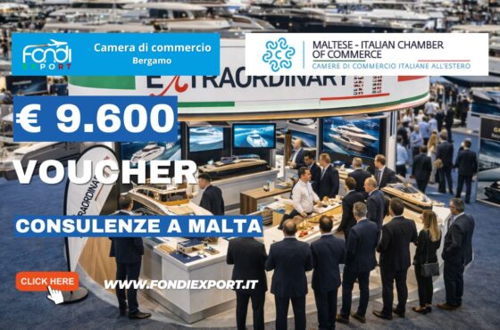 Rivoluzione export a Malta: scala il mercato maltese con il voucher di €9.600 e la Maltese Italian Chamber of Commerce