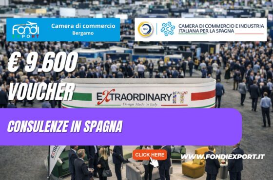 Finanzia la tua crescita nel mercato spagnolo: la Camera di Commercio di Bergamo mette a disposizione voucher di €9.600