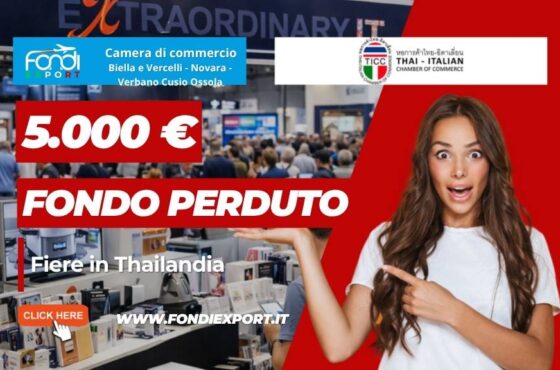Come finanziare Fiere in Thailandia con il bando della Camera di Commercio Monte Rosa Laghi Alto Piemonte