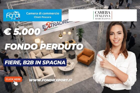 Ottieni €5.000 dalla Camera di Commercio di Chieti Pescara per Fiere, B2B con la Camera di Commercio Italiana a Singapore