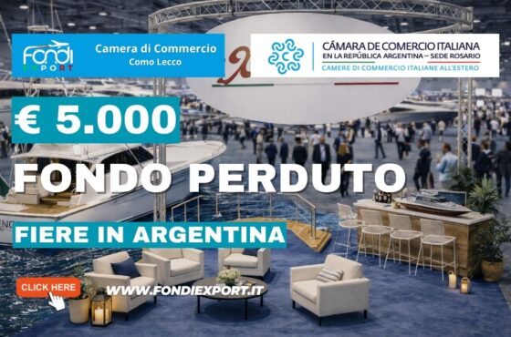 Successo garantito in Argentina: usa il finanziamento a fondo perduto di €5.000 della Camera di Commercio Como Lecco per la tua impresa nel 2026