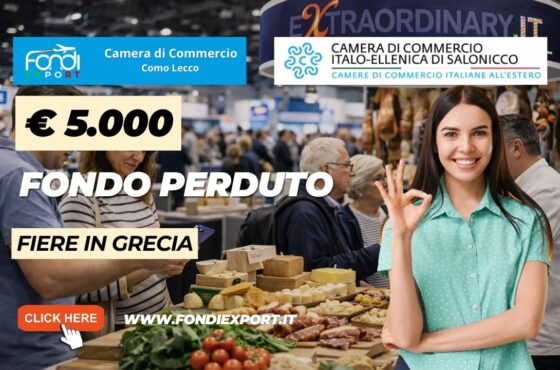 Espansione in Grecia senza rischi: sblocca il finanziamento a fondo perduto di €5.000 garantito dalla Camera di Commercio Como Lecco