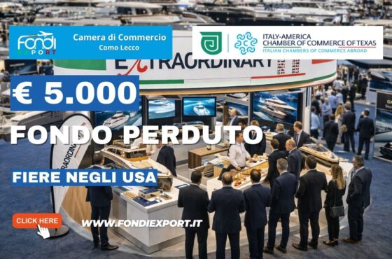 Il tuo business negli USA in Texas non può aspettare: richiedi il finanziamento a fondo perduto di €5.000 della Camera di Commercio Como Lecco