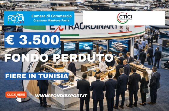 Il segreto per vendere in Tunisia? Il nuovo finanziamento a fondo perduto di €3.500 erogato dalla Camera di Commercio di Cremona Mantova Pavia