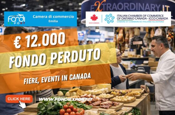 Export in Canada a Toronto: guida pratica per ottenere il finanziamento a fondo perduto di €12.000 dalla Camera di Commercio dell’Emilia Parma Piacenza Reggio Emilia